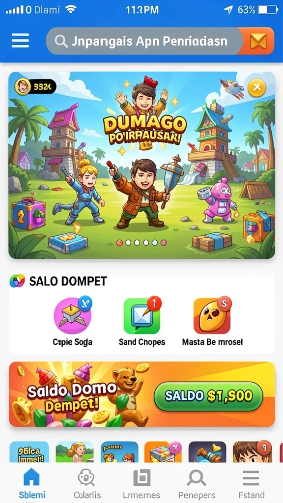 danagame - Level permainan yang beragam dan menantang.