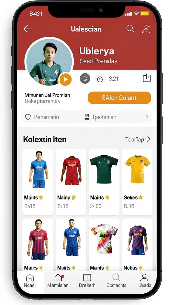 dentoto - Karakter unik yang bisa dipilih oleh pemain.
