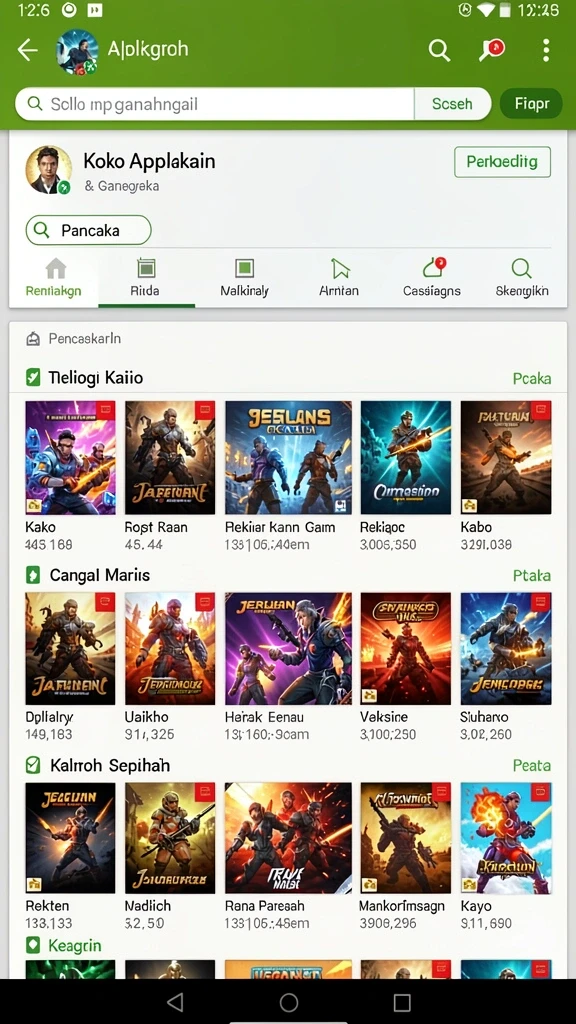 iya777 - Tampilan menu utama yang intuitif dan menarik.