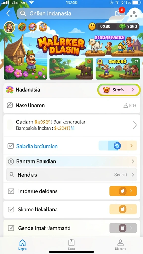 x78 - Layar leaderboard yang memacu adrenalin dan persaingan.